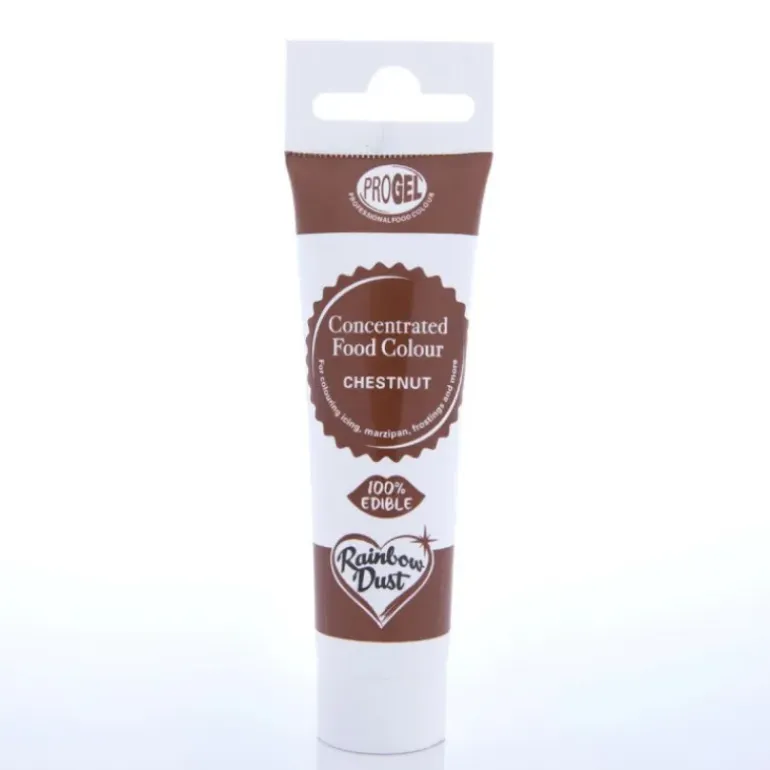 Colorant Alimentaire ProGel Châtaigne 25g Rainbow Dust