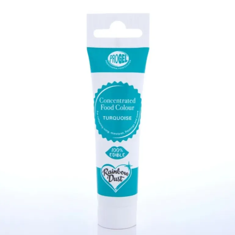 Colorant Alimentaire ProGel Turquoise 25g Rainbow Dust