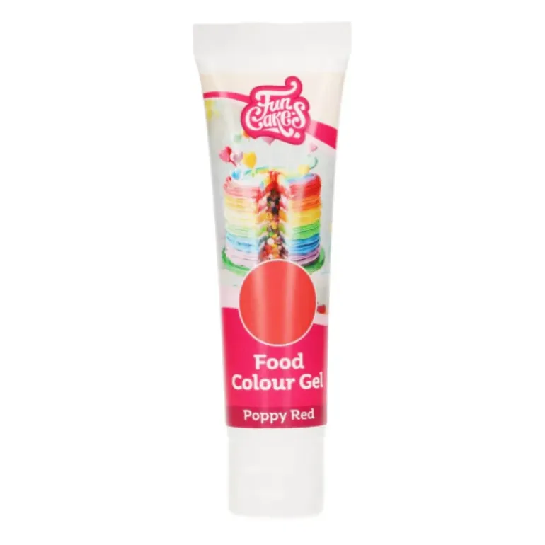 Colorant Gel Alimentaire Rouge Coquelicot 30 g FunCakes