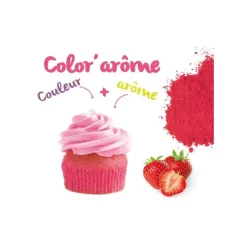 Color'Arôme Rose / Fraise 10g Scrapcooking