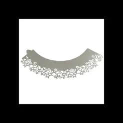 Contour Cupcakes Etoile Argenté PME (x12)