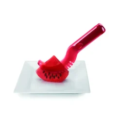 Coupe Pastèque Plastique Rouge 22 cm Ibili