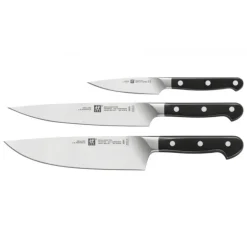 Couteau D'office 10 cm, Couteau de Chef 20 cm et Couteau Tranchelard 20 cm Zwilling PRO