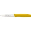 Couteau d'Office Cranté Inox 10 cm Jaune Arcos NOVA