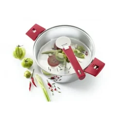 Couvercle en Verre bombé Platine Ø 16 cm Cristel