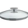 Couvercle en Verre bombé Platine Ø 18 cm Cristel