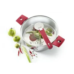 Couvercle en Verre bombé Platine Ø 30 cm Cristel