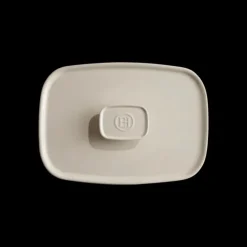 Couvercle Rectangulaire en Céramique pour Plat à Four 35 x 22 cm Argile Emile Henry