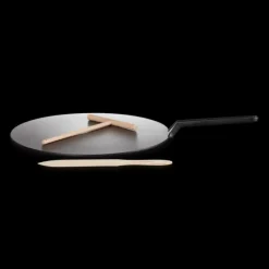 Crêpière Fonte Émaillée 32 cm Noir avec Accessoires Le Creuset