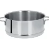 Cuit Vapeur Ovale Mutine Ø 30 cm Manche Fixe Inox Cristel