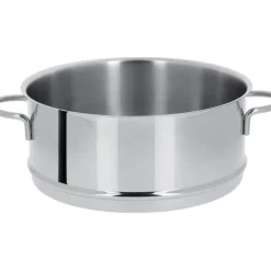 Cuit Vapeur Ovale Mutine Ø 30 cm Manche Fixe Inox Cristel