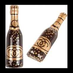 Décor en Chocolat Bouteille de Champagne 5,3 x 1,5 cm (x 144) Florensuc