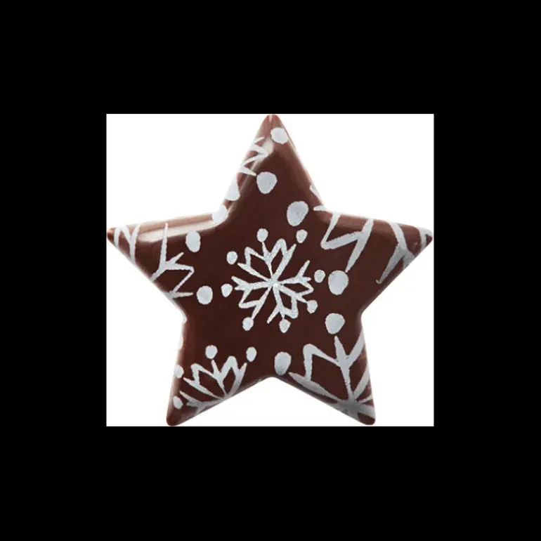 Décor en Chocolat Etoile Flocon 3,7 cm (x112) Florensuc