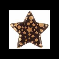 Décor en Chocolat Etoile Scintillante 3,7 cm (x112) Florensuc