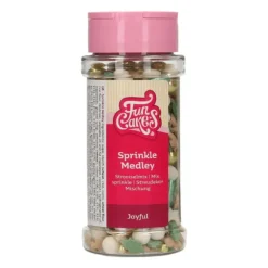 Décoration en Sucre Mélange Joyfull Noël 65 g Funcakes