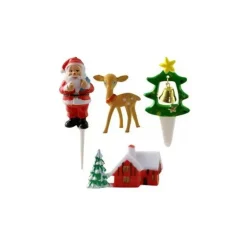 Décorations de bûches de Noël (x4)