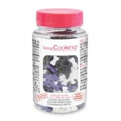 Décors en sucre Halloween Os et Tête de Mort 50g Scrapcooking