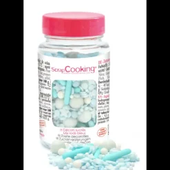 Décors en Sucre Mélange Rods Bleu 70 g Scrapcooking