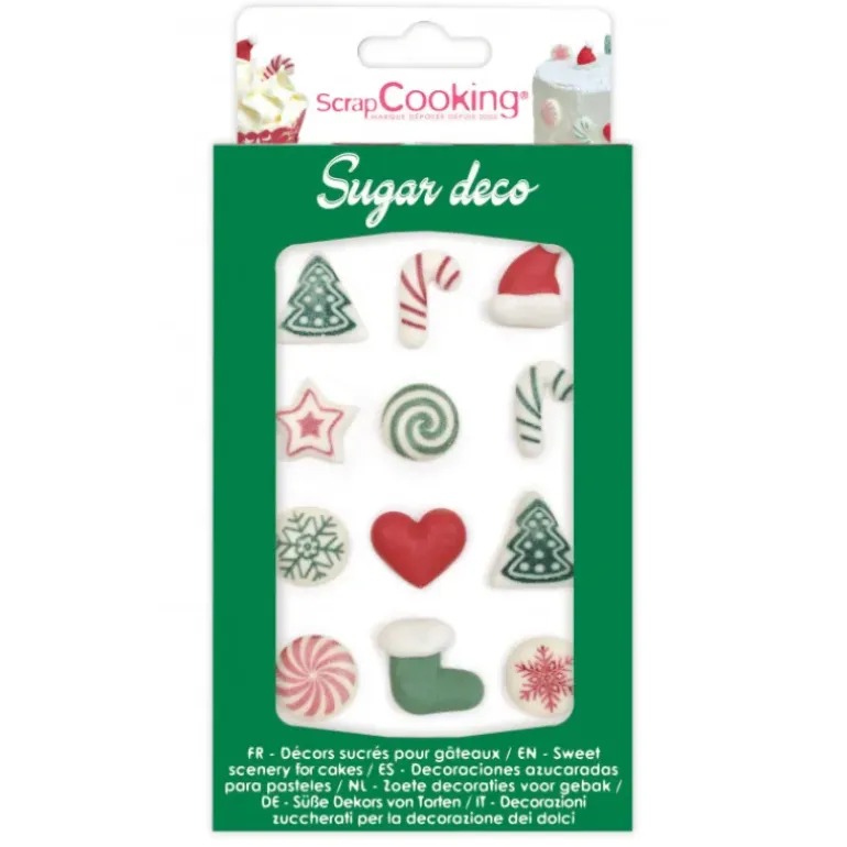Décors en Sucre Noël (x12) Scrapcooking
