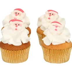 Décors en Sucre Père Noël (x8) FunCakes