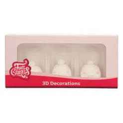 Décors en Sucre Queues de lapin (x3) Funcakes