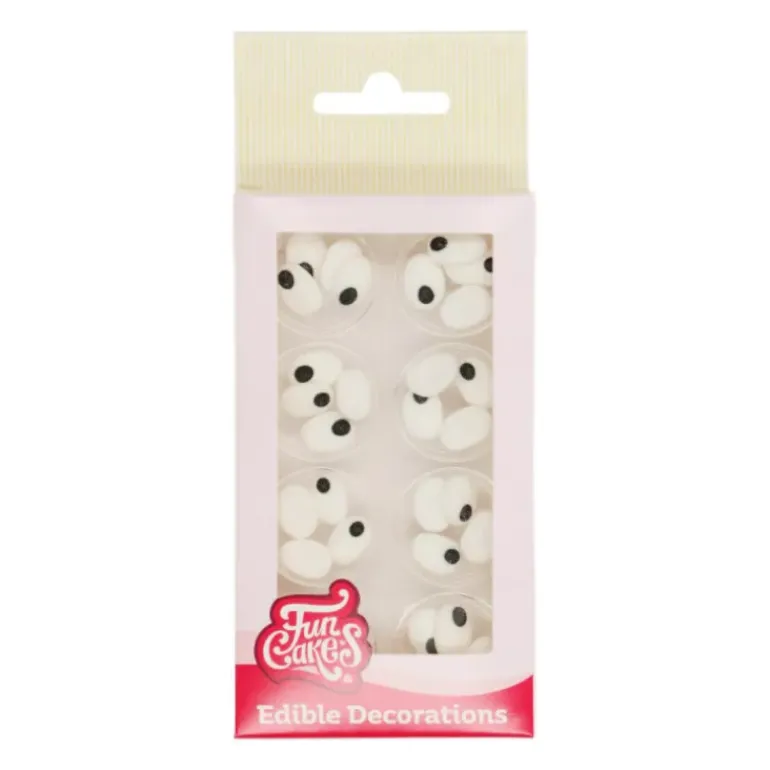 Décors en Sucre Yeux Ovales x 32 Funcakes