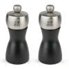 Duo Moulin à Poivre et à Sel Fidji 12 cm Noir-Inox Peugeot