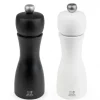 Duo Moulin à Poivre et à Sel Tahiti 15 cm Noir et Blanc Peugeot