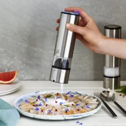 Duo Moulin à Poivre et Sel Electrique Elis Sense U'Select 20 cm Inox Peugeot