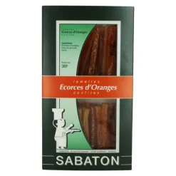 Ecorces Oranges Confites en Lamelles 150 g (x2) Sabaton