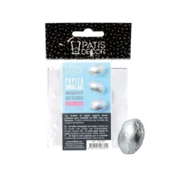 Emballage Pour Bonbons Argenté 50 feuilles Patisdécor