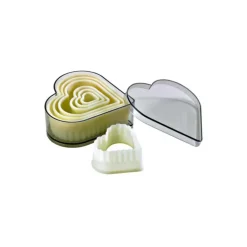 Emporte Pièce Coeur Cannelé Polyglass (x7)