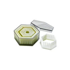 Emporte Pièce Hexagonaux Cannelés Polyglass (x9)