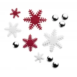 Emporte-Pièce avec Poussoir Flocon de Neige (x3) Ibili