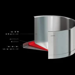 Faitout Ø 26 cm Strate Amovible Inox Cristel