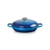 Faitout Azur en Fonte avec Intérieur Sable 30 cm Le Creuset Signature