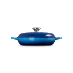 Faitout Azur en Fonte avec Intérieur Sable 30 cm Le Creuset Signature