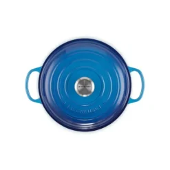 Faitout Azur en Fonte avec Intérieur Sable 30 cm Le Creuset Signature
