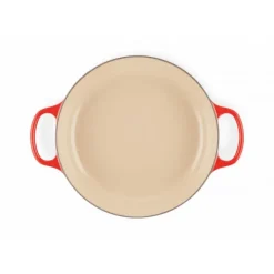 Faitout Cerise en Fonte avec Intérieur Sable 30 cm Le Creuset Signature