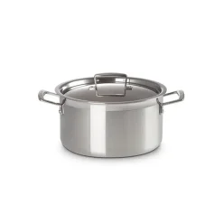 Faitout Inox 24 cm avec Couvercle Le Creuset