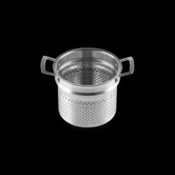 Faitout Inox 20 cm avec Panier Vapeur Le Creuset