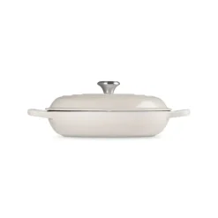 Faitout Meringue en Fonte avec Intérieur Sable 30 cm Le Creuset Signature