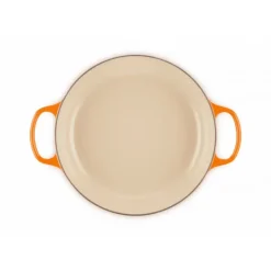 Faitout Volcanique en Fonte avec Intérieur Sable 30 cm Le Creuset Signature