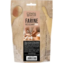 Farine de Riz Gluant 250 g Patisdécor