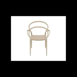 Fauteuil en Polypropylène Mila Taupe Siesta