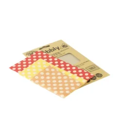 Feuille Emballage Alimentaire Cire Abeille Pois (x3) Pebbly