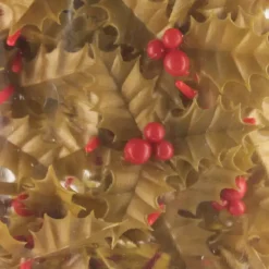 Feuilles de Houx Triple Dorées x144