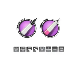 Feutre alimentaire Bleu ciel double mines Rainbow Dust