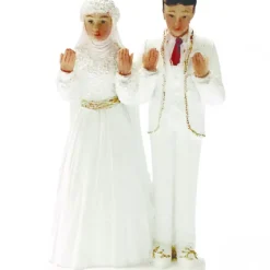Figurine Mariage Couple Oriental 14,5 cm