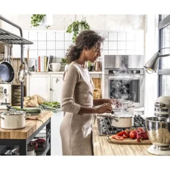 FIN DE SERIE Casserole Émaillée 20cm Crème KitchenAid